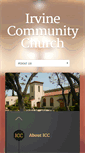 Mobile Screenshot of irvinecommunitychurch.org