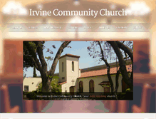 Tablet Screenshot of irvinecommunitychurch.org